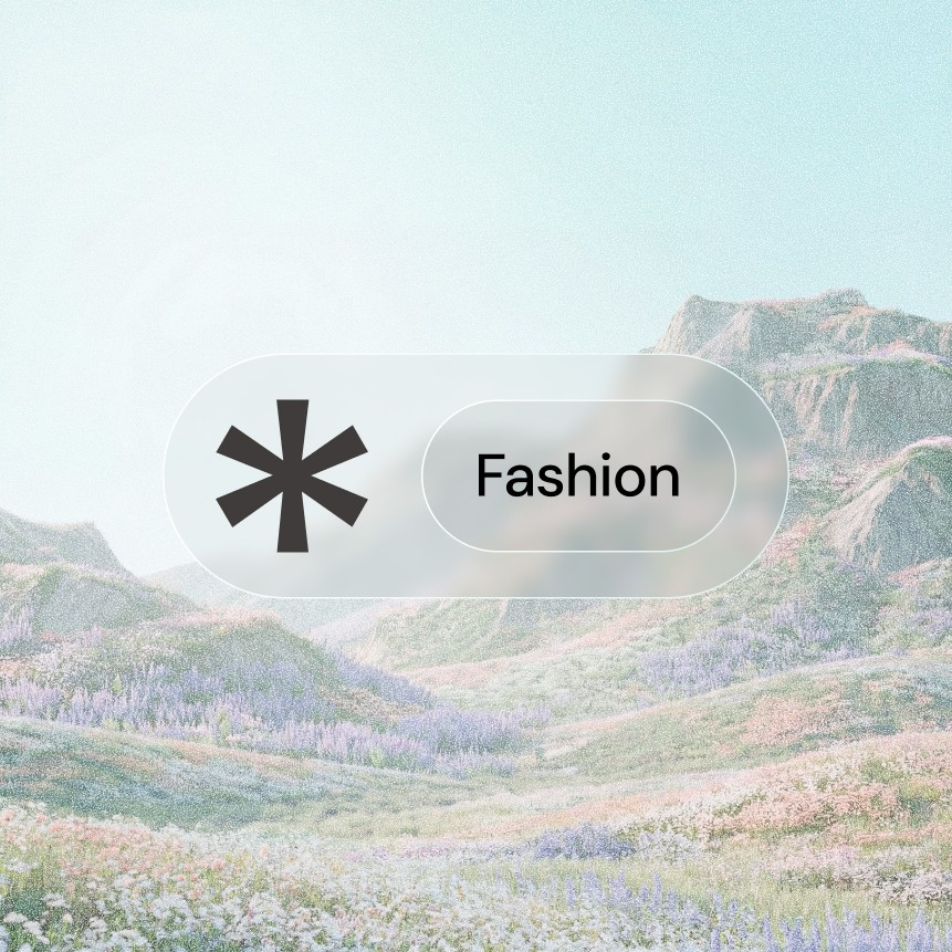 Fashion category selection indicator.